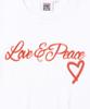 VISION STREETWEAR Vsw Blurry Love & Peace Ws T-Shirts White
