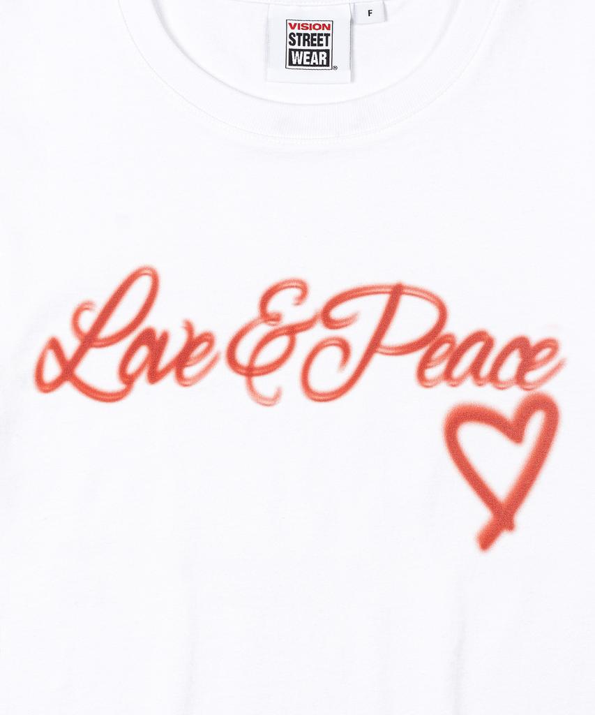 VISION STREETWEAR Vsw Blurry Love & Peace Ws T-Shirts White