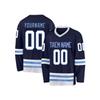 Mens Long Sleeve Duck Print Hockey Jersey T-Shirt Loose Fit Casual Sport Tee Youth