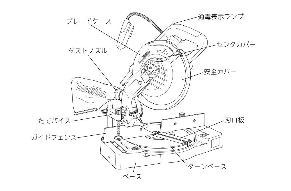 Makita Fierăstrău circular de masă 216mm cu laser LS0840FL