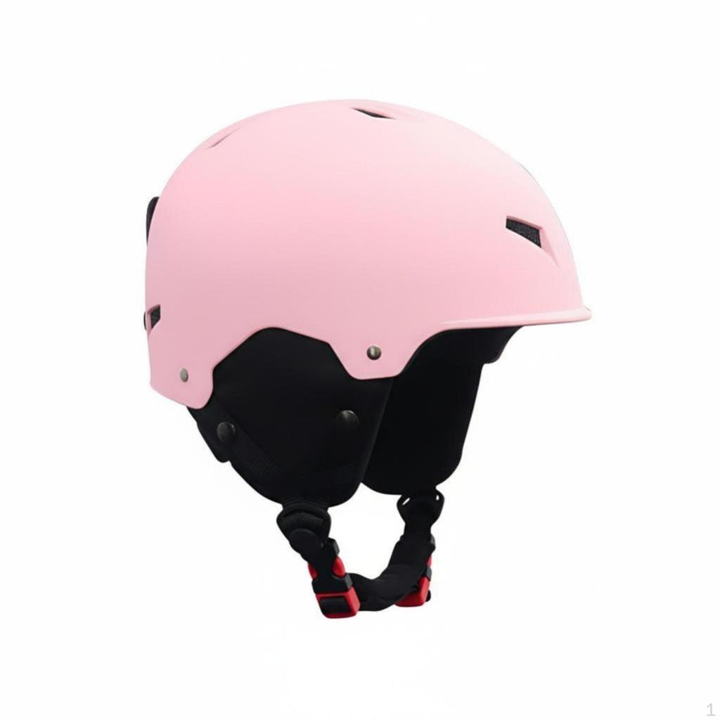 Ski Helmet Set & Double Anti-Fog Goggles, Crashproof, Warm, Unisex