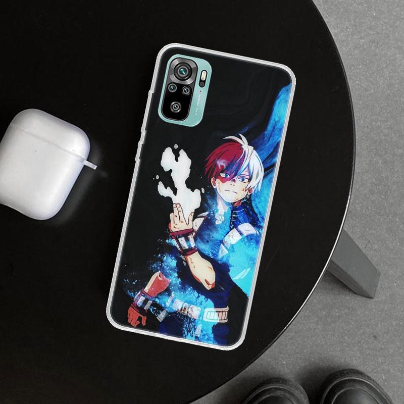 MHA Todoroki Shoto Phone Case Cover for Xiaomi Redmi Note 15 14 13 12 11 Pro Plus 14S 12S 11S 11T 11E 10S 10 Customized Fundas R