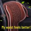 Wooden Bead Car Lumbar Support Cushion for Summer