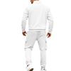 Men's 1/4 Zip Stand Collar Tracksuit 2 Piece Outfit Long Sleeve Sweatshirt & Cargo Jogger Pants Set Casual Athletic Sweatsuit