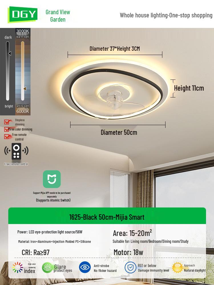 Cloud Lamp for Children's Room - Nordic Ceiling Fan Lamp