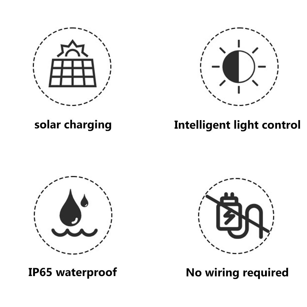 2 Pack Solar Powered LED Pendant Lights Firefly Lights Outdoor Solar Yard Lights Stake Lamp for