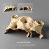 1Pcs 3D Print Natural Curve Under Gravel Tunnel Cave Aquarium Decor Fish Tank Underground Cave For Fish Reptile Shelter