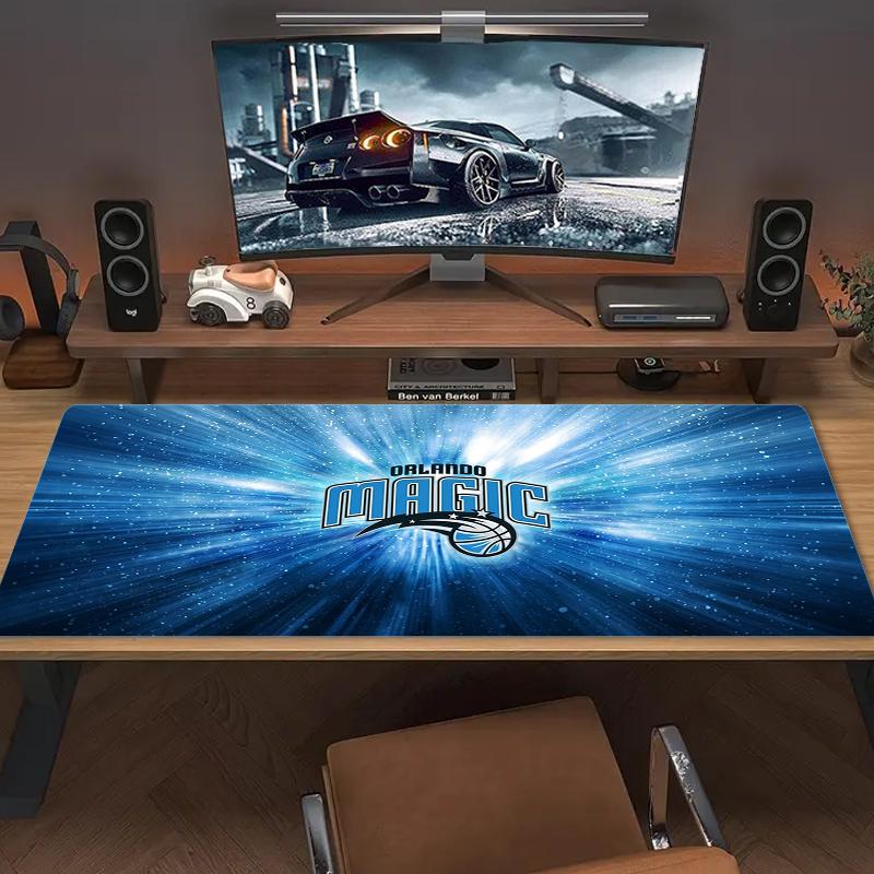 Orlando Magic Mouse Pad Large Gaming Table Cushion Nonslip Laptop Tablet Big Mousepad Xxl Mat Mini Pc Playmat With Lock Edge