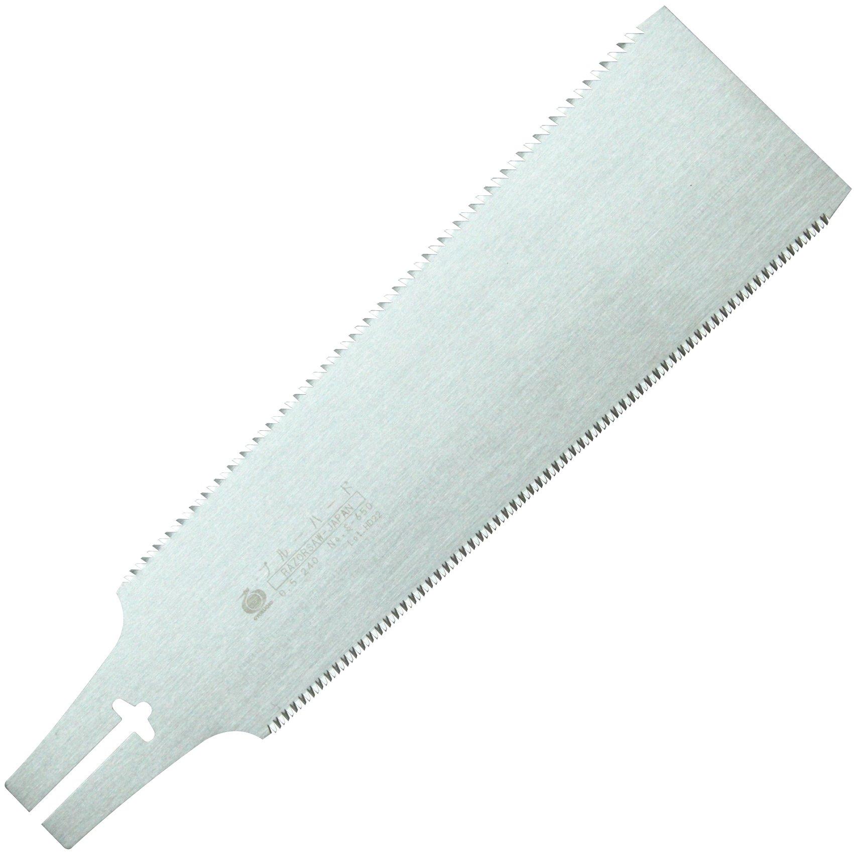 Razorsaw Saw Replacement Blue Double-Edged Blade, Seiun-made Hard, 240mm, S-650