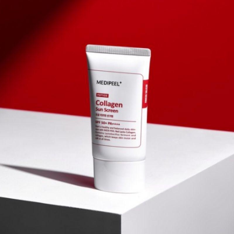 Medipeel Red Lacto Collagen Pore Lifting Krem Przeciwsłoneczny SPF50+ PA++++ 50g