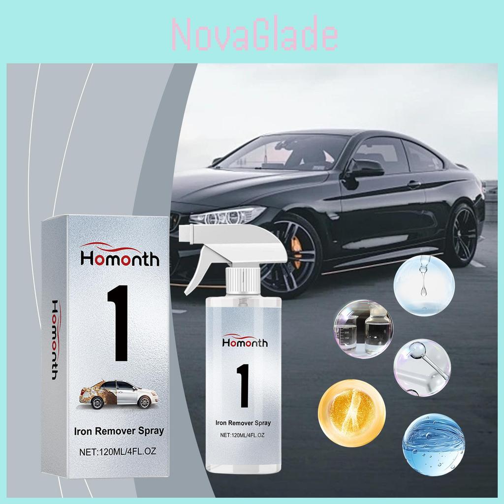 Homonth Automotive Rust Remover Powerful Cleaning And Rust Prevention Solution 120ml