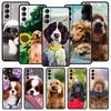 Cocker Spaniels Dog Lovely Phone Case For Samsung Galaxy S24 S23 S22 S20 Ultra S21 FE 5G S10 S9 Plus S10E Soft Silicone Cover
