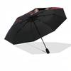 1pc Superman Cityscape Automatic Folding Umbrella - Compact 8-Rib Design, Durable Plastic & Iron1459L