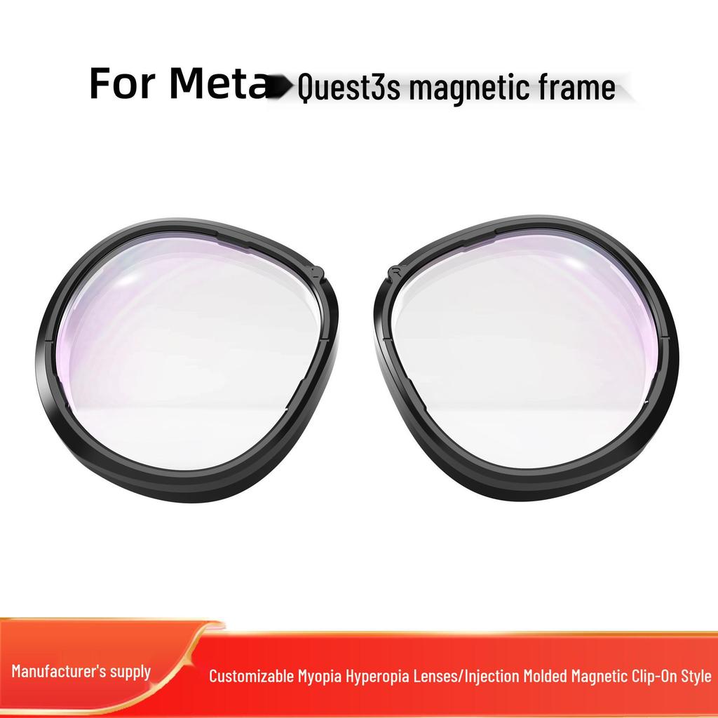 Meta Quest 3 Magnetic Myopia Glasses: Injection-Molded Frame & Blue Light Protection for VR.