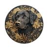 Round Metal Tin Sign Art Painting Wreath Decorative Plates Entrance Decor Gift Mask Theme For Bar Cafe Club Home Room Wall Decor