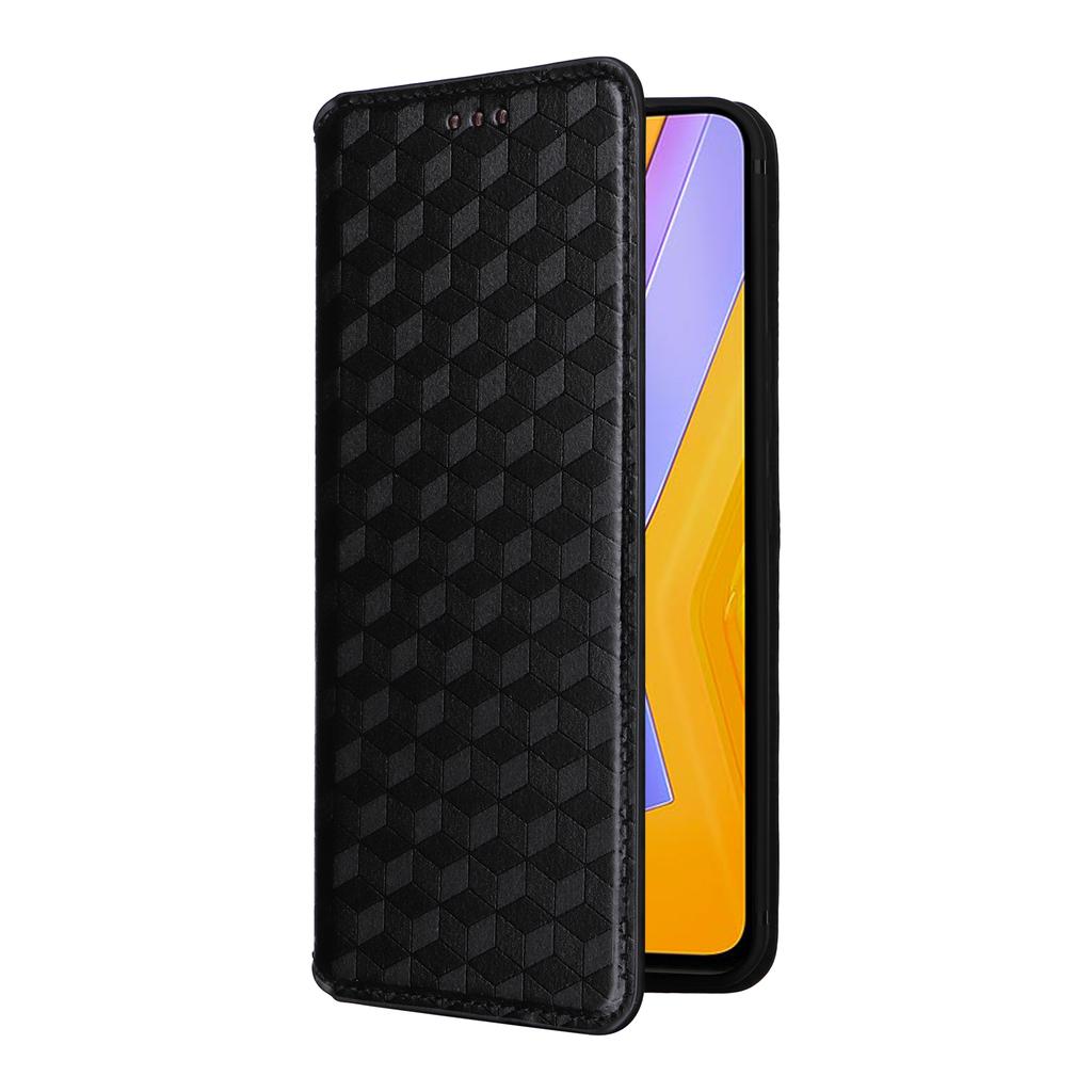 For vivo Y200e 5G/V40 SE 5G/Y100 5G (Indonesia)/V30 Lite 4G/T3 5G/Y100 4G/V30 SE 5G Case Rhombus Pattern Smart Phone Cover
