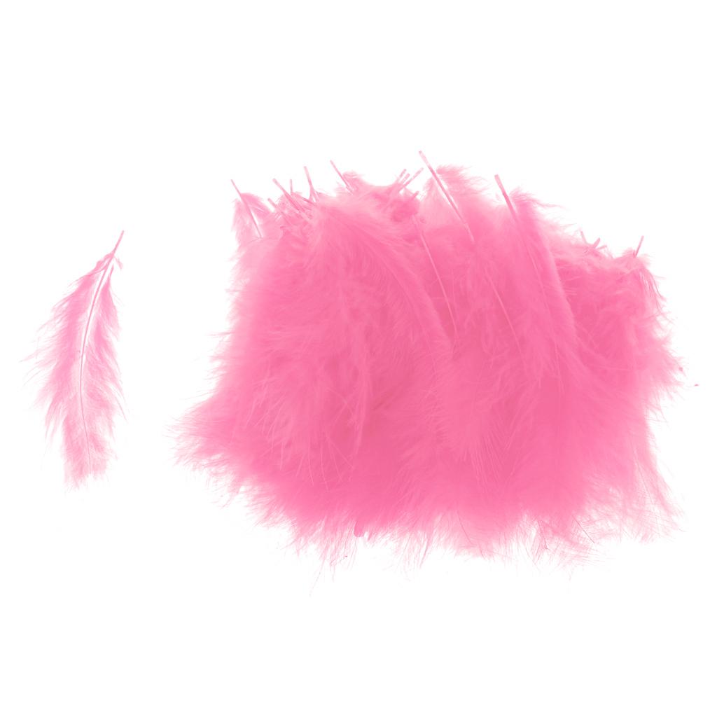 

100 pieces handmade feathers decorative feathers feathers jewelry for decoration розовый