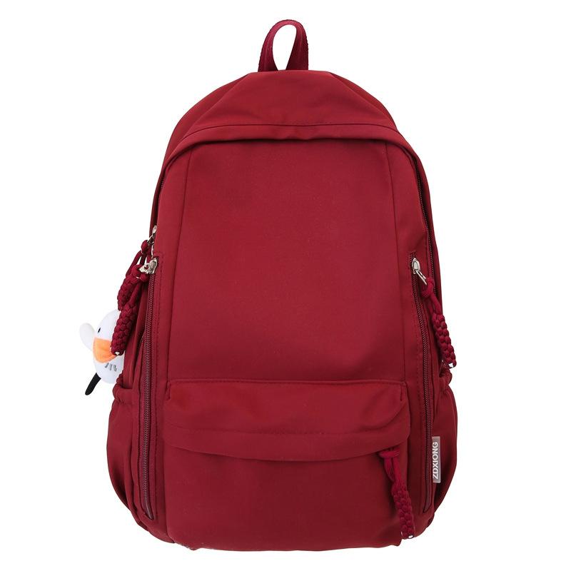 Cartable Féminin simple et mignon Élèves du lycée Élèves du collège Élèves de l'école primaire Classes de 3e à 6e Sac à dos grande capacité