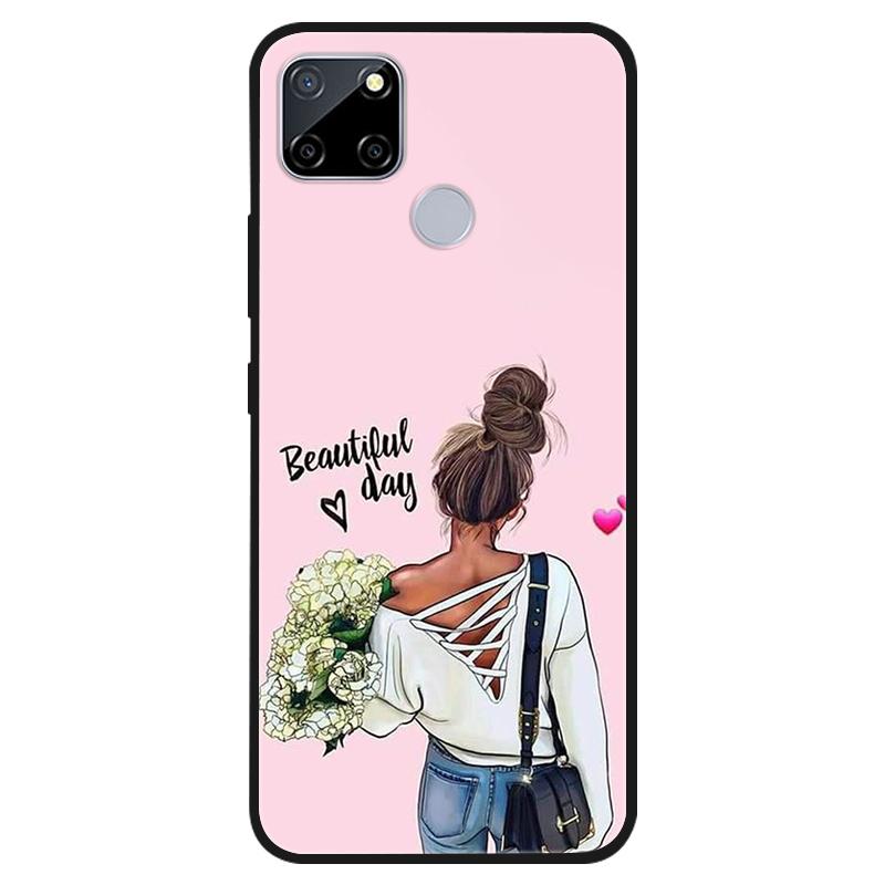 For Realme C25s C25 Case Painted Silicone Soft Phone Cover For Realme C25 C25S C21 C21Y C25Y Phone Case RealmeC25s C 25 s Funda