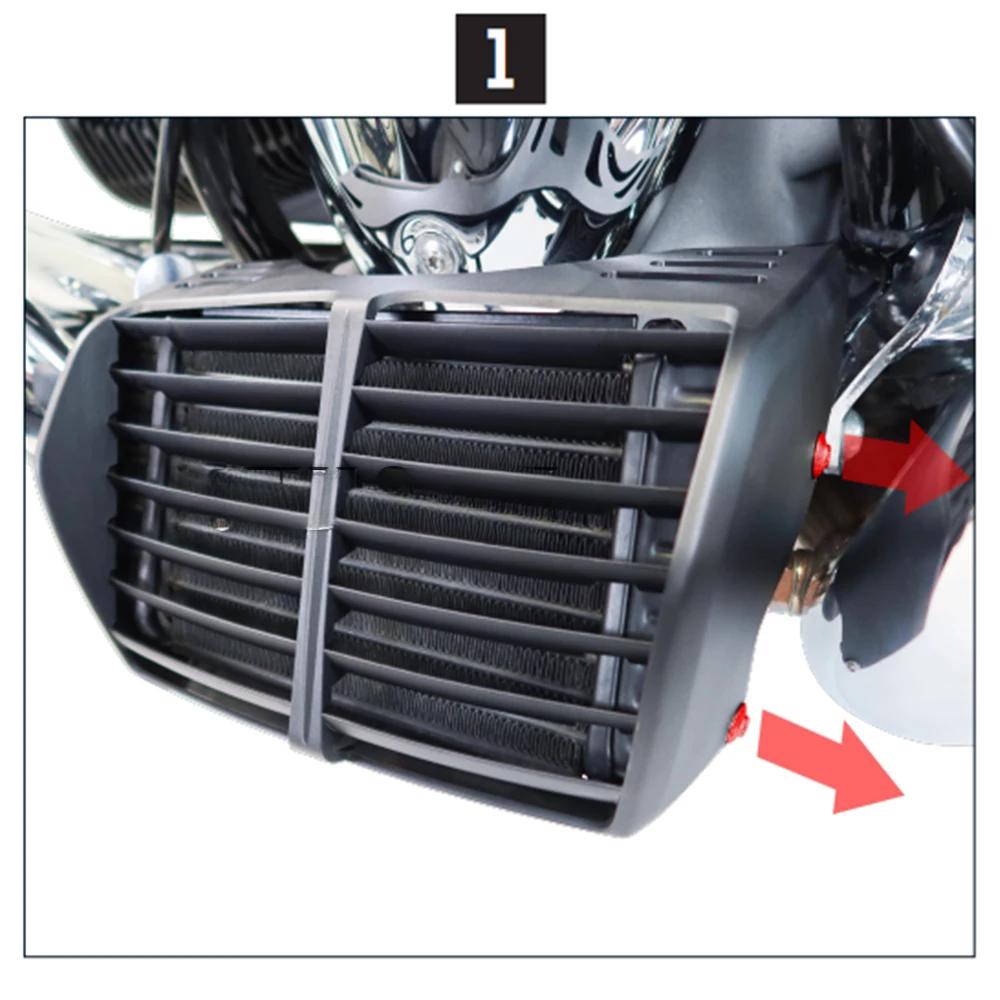 Motorcykel Kylargrill Skyddskåpa Oljekylare Skydd Motorbeskydd För BMW R18 B / Classic / Transcontinental