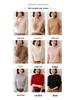 Women's Solid Color Cashmere Turtleneck Sweater - Autumn/Winter Base Layer Pullover