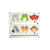 Fai da te Montessori Busy Board Animale Mulinello Mobile Accessori in Legno Giocattoli per l'Apprendimento Precoce Tavola di Abbinamento Puzzle Giocattolo Educativo