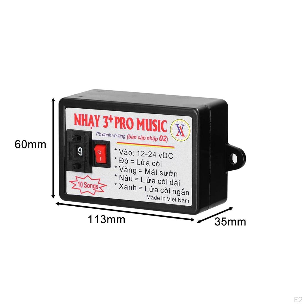 Car Horns Controller Electric Speaker Direct Replace Easy To Install Universal Sound Control