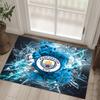 Manchester City Design Crystal Velvet Carpet Cozy Non?Slip Printed Rug For Bedroom Living Room Entrance