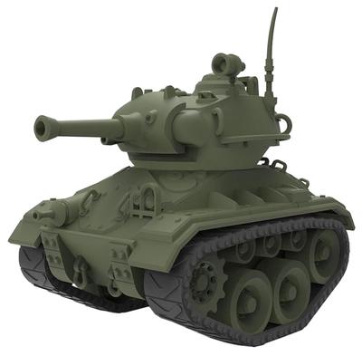 Meng Model World War Toon Series American Light Tank M24 Chaffee Plastic Model MWWT018