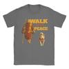 Lässiges T-Shirt Sommer Frieden Gehende Mönche und Aloka Hundespaziergang für Frieden Hipster T-Shirts für Herren Y2K Retro Kurzarm Kleidung
