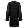 Women's Fashion  And Winter New Bubble Long Sleeve Lace Collar Dress