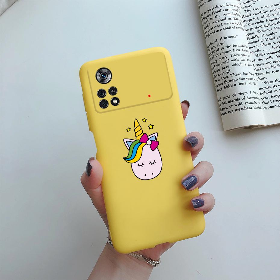 For Xiaomi Poco X4 Pro 5G Case Cute Cartoon Back Cover Soft Silicone Phone Case For Xiaomi Poco X4 X 4 PocoX4 Pro X4Pro 5G Funda