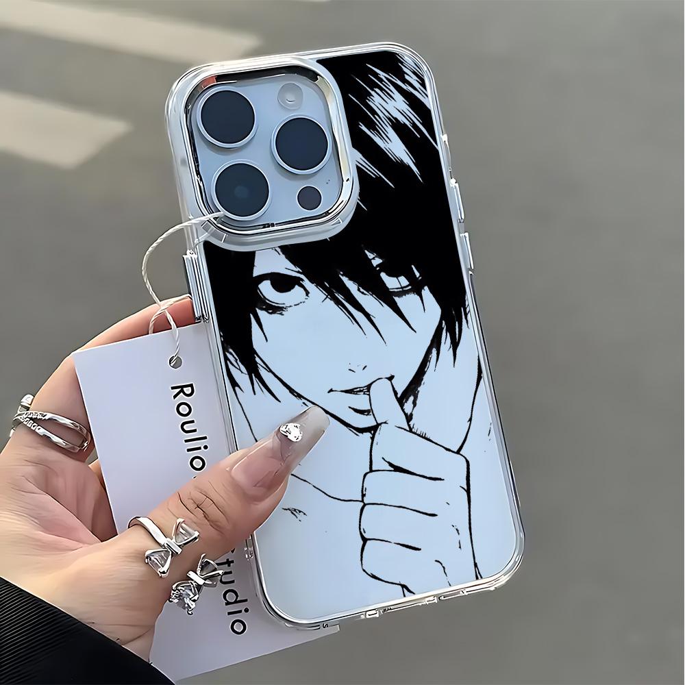 Custodia per Telefono Anime D-Death Note per Xiaomi Mi 15 14T 14 12T 11T 11 Lite Poco M7 X7 X6 F5 F6 X5 X4 GT Pro 5G Trasparente Morbida