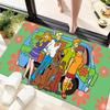 Halloween Cartoon Comedy Adventure Movie Scooby-Doo Carpet Is Suitable for Living Room and Bedroom Doormats Office Balcony Decorative Carpet V7