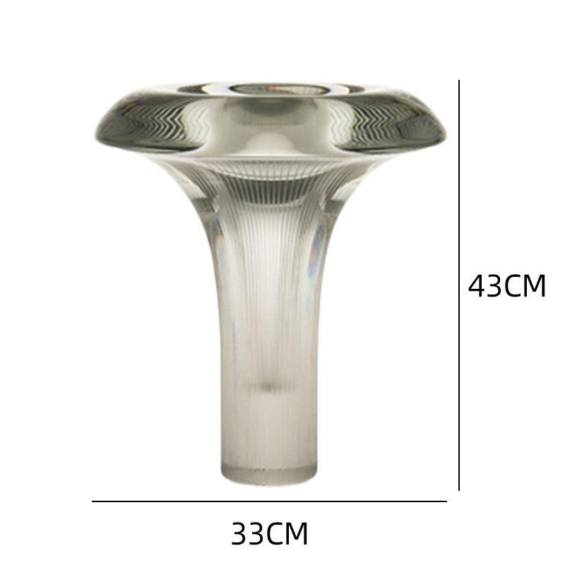 

Nordic Luxury Glass Table Lamp Designer Gallery Groggery ART Ripple Table Lamp Creative Bedroom Indoor Lighting Lampu Meja