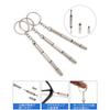 ZJYCLY Eyeglass Screwdriver Set Precision Screwdriver for Mini Flathead Small Screwdriver for Eyeglass Screw Repair for and Smartphones 4-in-1 (3