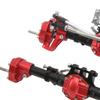 RC Axle Kit Front Rear CNC Differential Locking   Axles Set for   SCX10 I II III 90046 90047 1Celsius10 RC Car