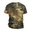 Men's Fashion Printed Round Neck Short Sleeve T-Shirt