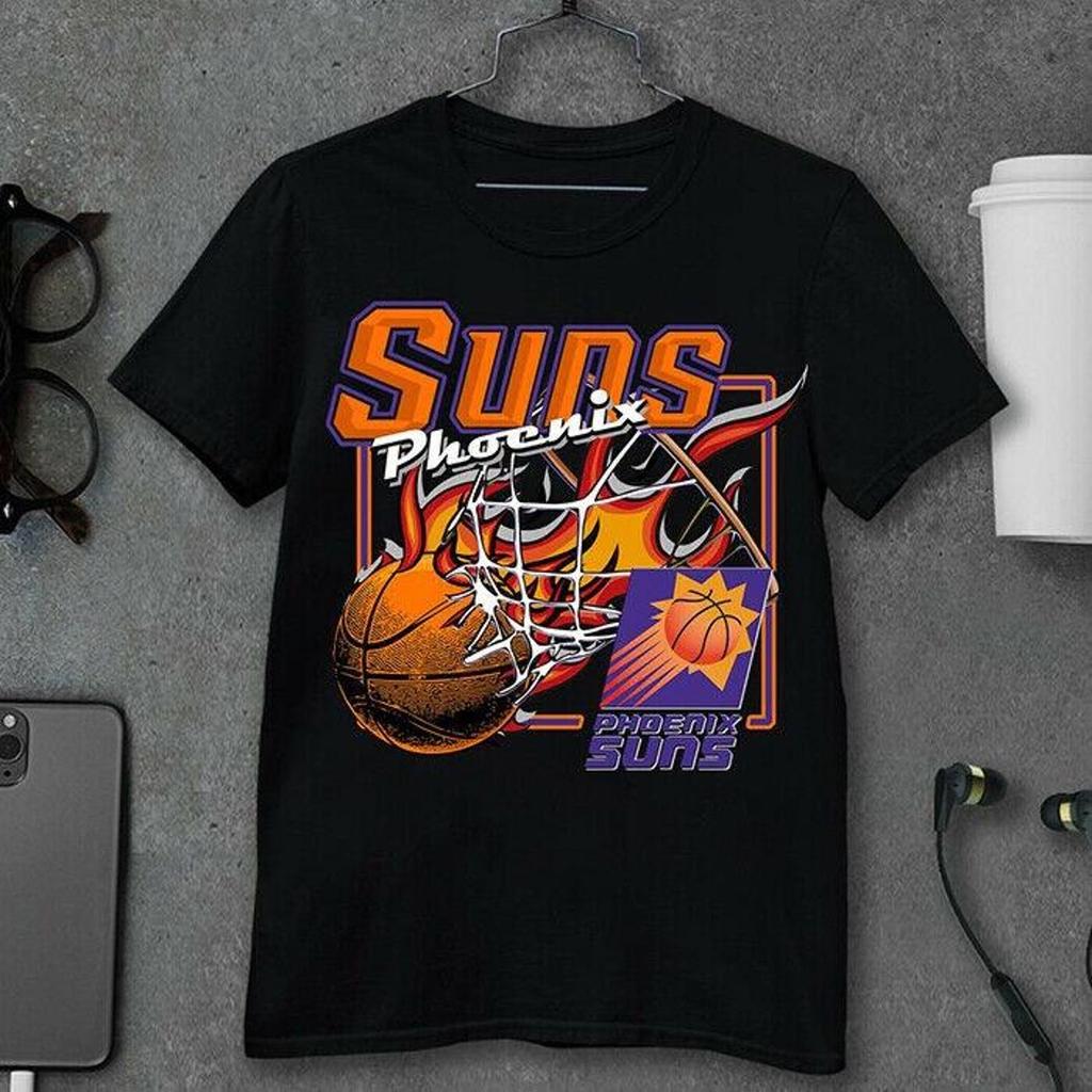 Vintage Summer Tee 90s PhoenixFire Suns Basket Team T shirt S-4XL T-Shirt Mens Kids