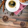 Wooden Measuring Spoon Set Kitchen Measuring Spoons Tea Coffee Scoop Sugar Spice Measure Spoon Measuring Tools for Cooking Home