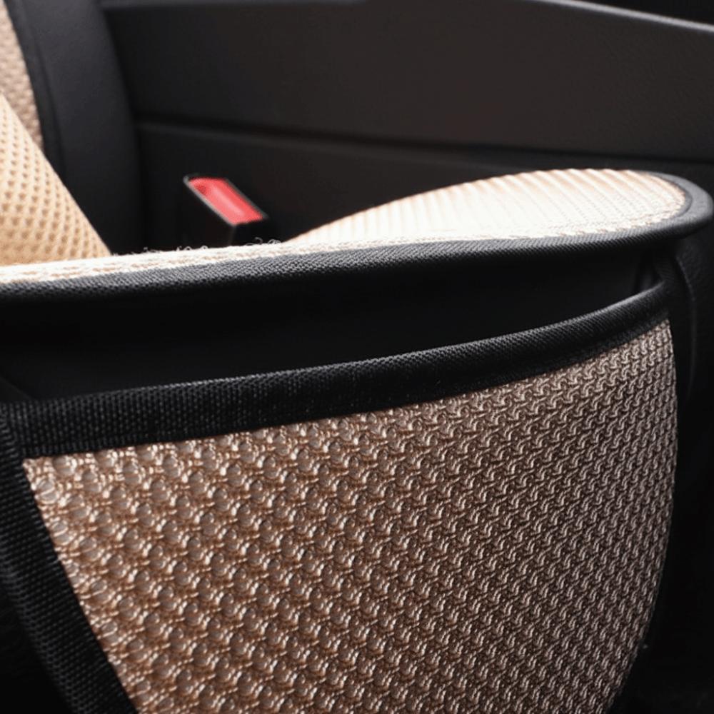 Ice Silk Material Three-Piece Set Cool Breathable Fabric Universal Car Seat Cushion Summer Use
