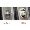 For BMW 5 Series G30 2018-  ABS Silver Door Lock Buckle Protection Trim