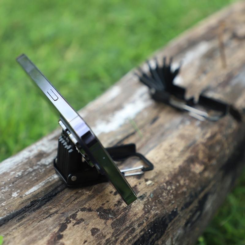 Portables Stainless Steel Multitool With Hexagonal Flat Phillip Screwdriver for Convenient Use and Storage