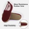 Fashion Crestar Cotton Slippers For Women Girls Winter Keep Warm Soft Soles Fuzzy Slippers Fashion Non Slip Heel Wrap Bedroom Slippers