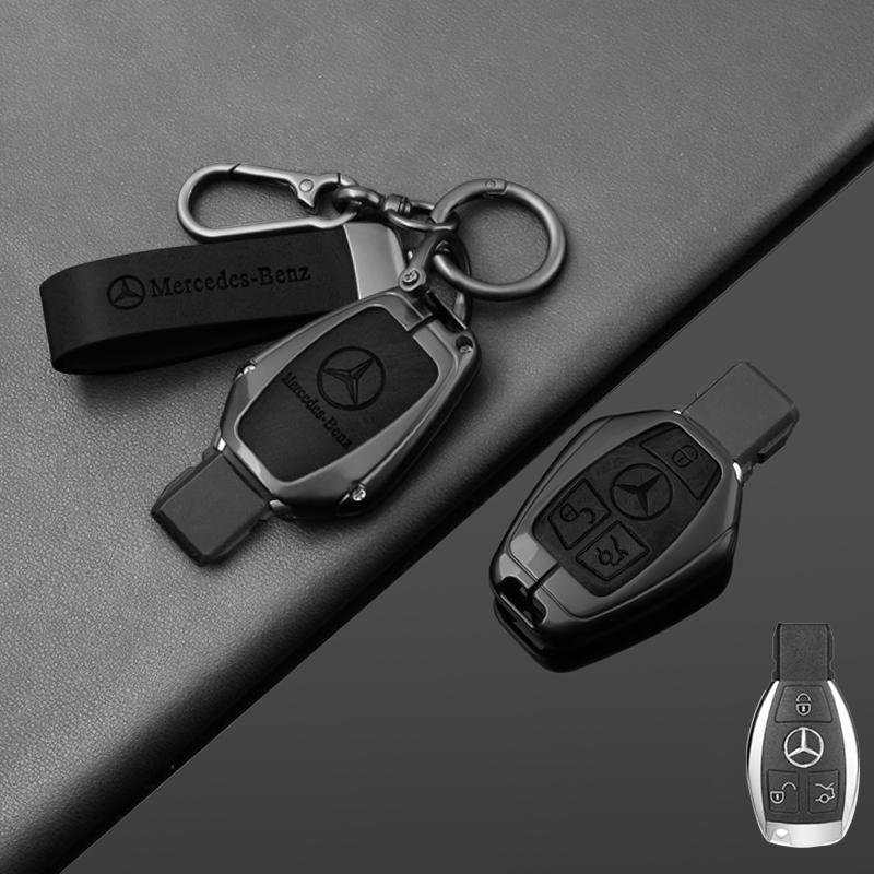 Car Key Case Cover Protector for Mercedes Benz CLK ML SLK B C E S Class Auto Keychain Accessories Car Styling for Mercedes Benz ACDFJ1