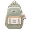 Middle School Student Schoolbag Women's Campus Large Capacity Backpack Men Color Block Backpack