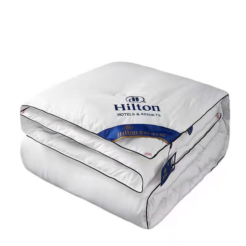 Hilton Hotel Style Silk Cotton Quilt - Elegant & Lightweight for Spring, Summer, Autumn