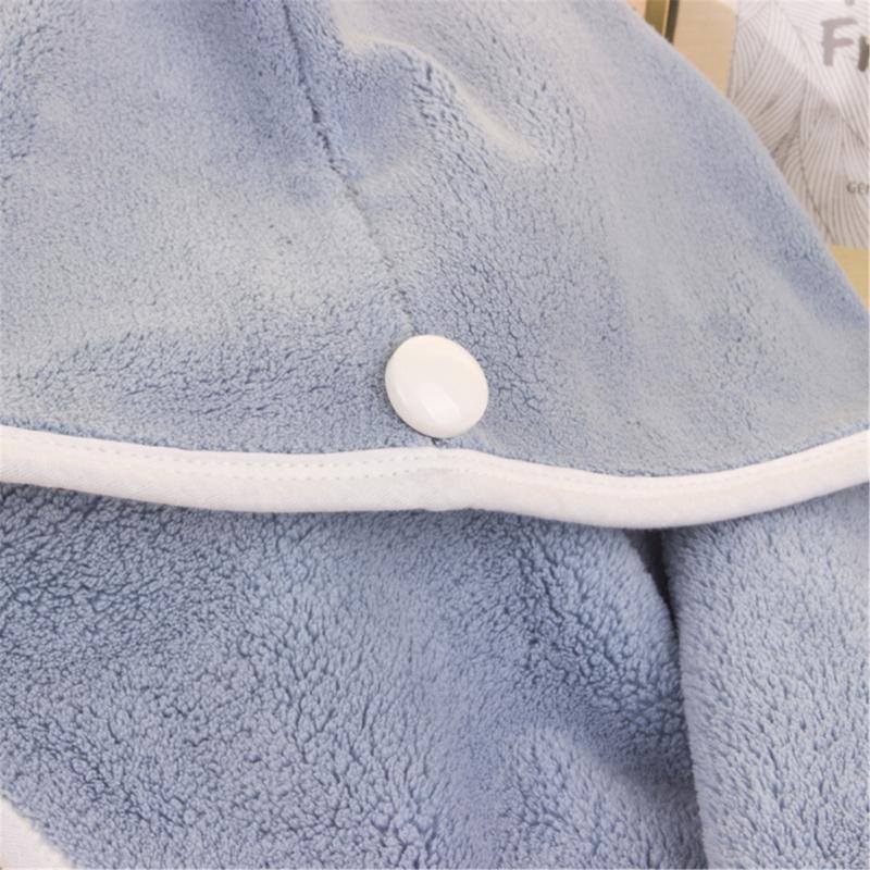 High Absorbent Hair Drying Towel Caps Microfiber Soft And Fast Drying Hat Hair Towel For Various Hair Types Hair Dryer