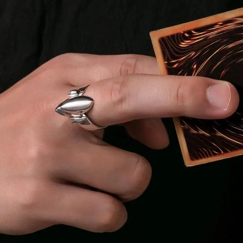 Game Seto Kaiba Cosplay Ring Adjustable Opening Rings Jewelry Gift Accessories Halloween