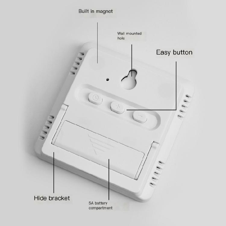 Digital Temperature and Humidity Meter Magnetic and Wall Hanging Support Space Saving for Home Office User Friendly